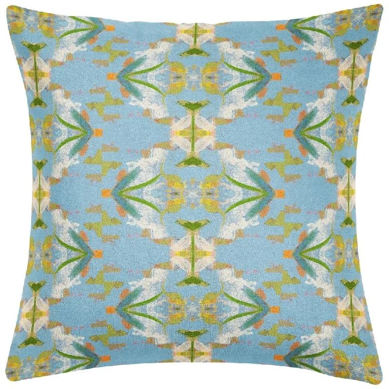 Weekend Bargains to Celebrate English Garden Blue 26x26 Pillow