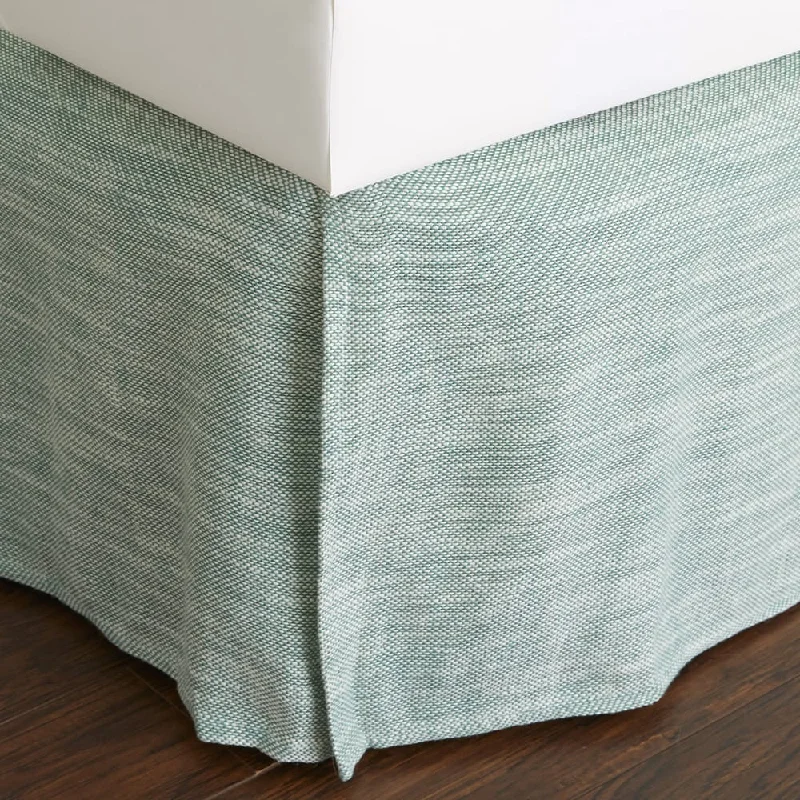Mega Discount Jaccob Teal 18-inch Drop 3 Piece Tuck In Bed Skirt