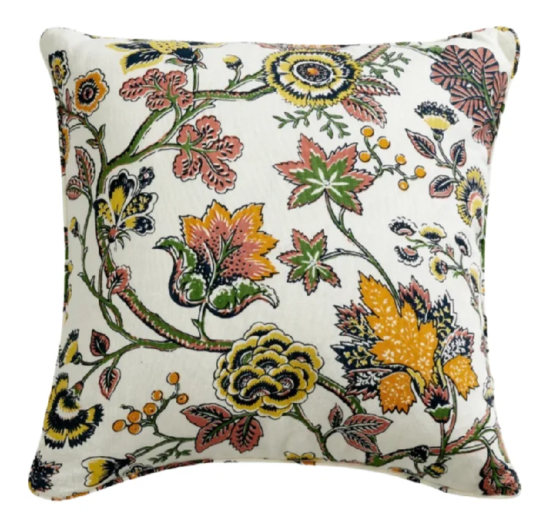 Exclusive Savings La Vendee Tangerine Pillow Cover