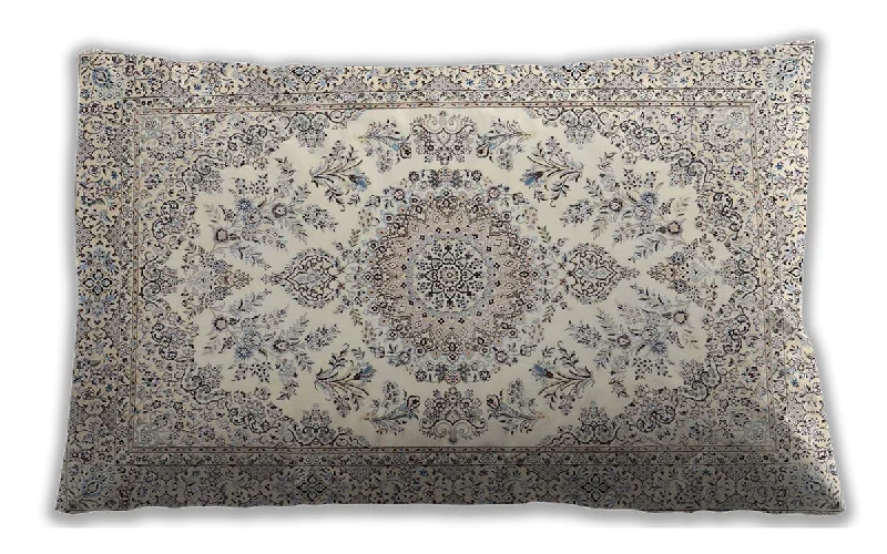 Daily Deals Traditional Classic Indoor Outdoor Rectangular Blanched Almond Beige Lumbar Throw Pillow, 13 inch by 19 inch, lbtr4582
