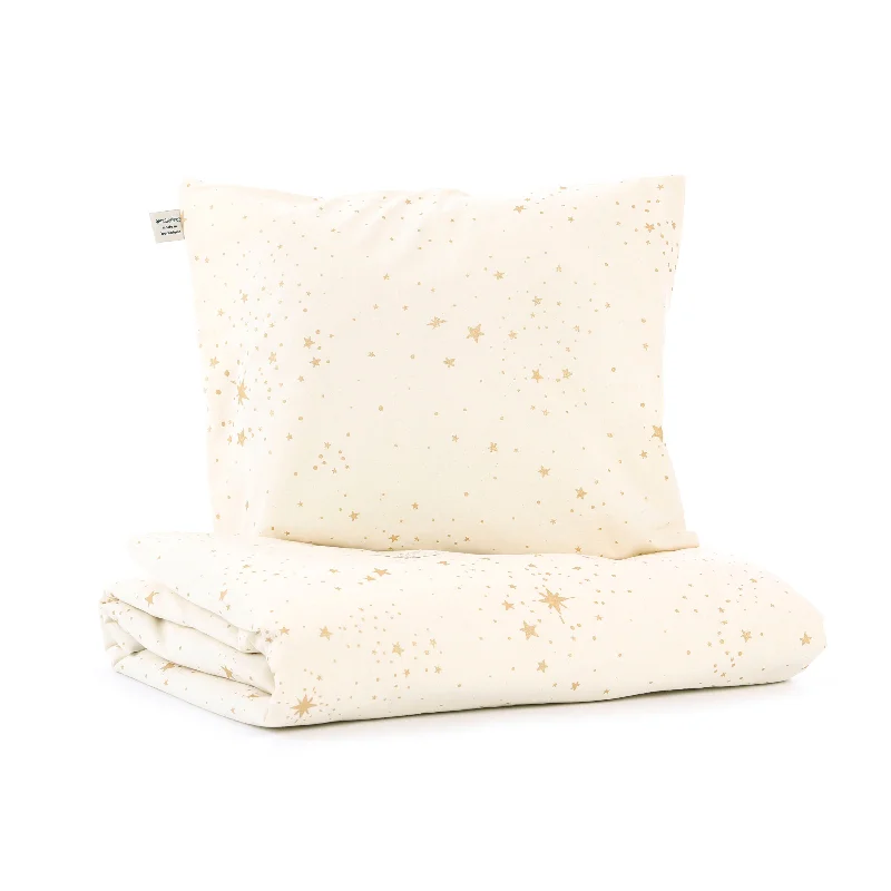 The Perfect Time To Shop And Save nobodinoz Duvet Cover Himalaya BB Gold Stella/Natural