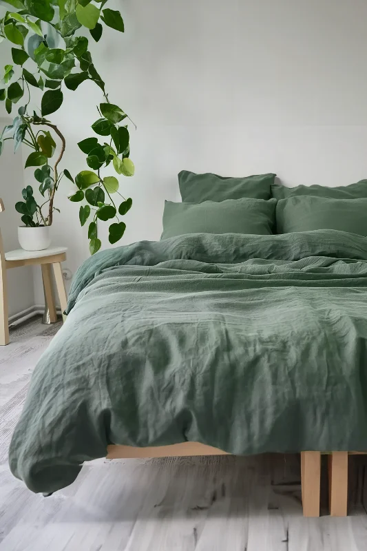 Sale Event Pine green duvet cover